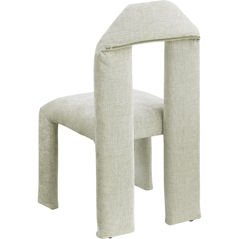 Meridian Furniture Bennett Mint Chenille Fabric Dining Chair (Set of 2)