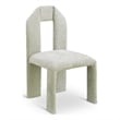 Meridian Furniture Bennett Mint Chenille Fabric Dining Chair (Set of 2)