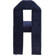 Meridian Furniture Bennett Navy Chenille Fabric Dining Chair (Set of 2)