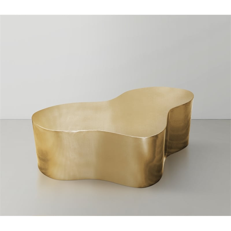 Meridian Furniture Tevere Gold Coffee Table