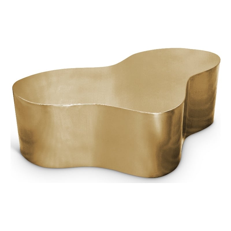 Meridian Furniture Tevere Gold Coffee Table