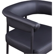 Meridian Furniture Malin Black Vegan Leather Counter Stool (Set of 2)
