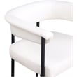 Meridian Furniture Malin Cream Vegan Leather Counter Stool (Set of 2)