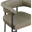 Meridian Furniture Malin Olive Vegan Leather Counter Stool (Set of 2)