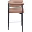 Meridian Furniture Malin Tan Vegan Leather Counter Stool (Set of 2)