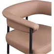 Meridian Furniture Malin Tan Vegan Leather Counter Stool (Set of 2)