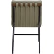 Meridian Furniture Burke Olive Vegan Leather Dining Chair (Set of 2)