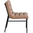 Meridian Furniture Burke Tan Vegan Leather Dining Chair (Set of 2)