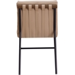 Meridian Furniture Burke Tan Vegan Leather Dining Chair (Set of 2)