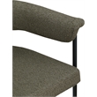 Meridian Furniture Malin Olive Boucle Fabric Dining Chair (Set of 2)