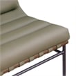 Meridian Furniture Burke Olive Vegan Leather Accent Chair