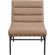 Meridian Furniture Burke Tan Vegan Leather Accent Chair