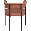 Meridian Furniture Malin Cognac Vegan Leather Dining Chair (Set of 2)