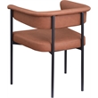 Meridian Furniture Malin Cognac Vegan Leather Dining Chair (Set of 2)