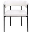 Meridian Furniture Malin Cream Vegan Leather Dining Chair (Set of 2)