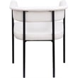 Meridian Furniture Malin Cream Vegan Leather Dining Chair (Set of 2)