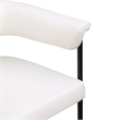 Meridian Furniture Malin Cream Vegan Leather Dining Chair (Set of 2)