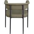 Meridian Furniture Malin Olive Vegan Leather Dining Chair (Set of 2)