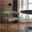 Meridian Furniture Malin Olive Vegan Leather Dining Chair (Set of 2)