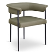Meridian Furniture Malin Olive Vegan Leather Dining Chair (Set of 2)