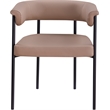 Meridian Furniture Malin Tan Vegan Leather Dining Chair (Set of 2)