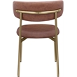 Meridian Furniture Lupita Brown Vegan Leather Dining Chair (Set of 2)