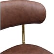 Meridian Furniture Lupita Brown Vegan Leather Dining Chair (Set of 2)