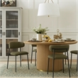 Meridian Furniture Lupita Olive Vegan Leather Dining Chair (Set of 2)