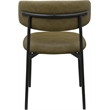 Meridian Furniture Lupita Olive Vegan Leather Dining Chair (Set of 2)
