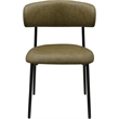 Meridian Furniture Lupita Olive Vegan Leather Dining Chair (Set of 2)