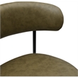 Meridian Furniture Lupita Olive Vegan Leather Dining Chair (Set of 2)