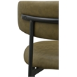 Meridian Furniture Lupita Olive Vegan Leather Dining Chair (Set of 2)