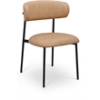 Meridian Furniture Lupita Tan Vegan Leather Dining Chair (Set of 2)
