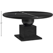 Meridian Furniture Rishal Oak Veneer Dining Table