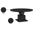 Meridian Furniture Rishal Oak Veneer Dining Table