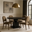Meridian Furniture Rishal Oak Veneer Dining Table