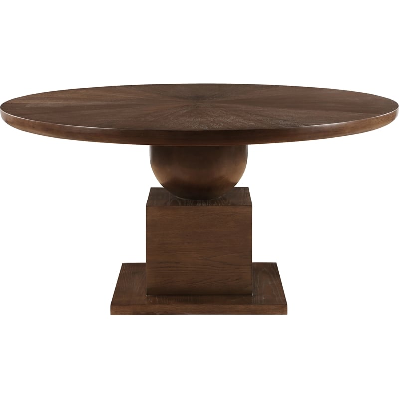 Meridian Furniture Rishal Oak Veneer Dining Table