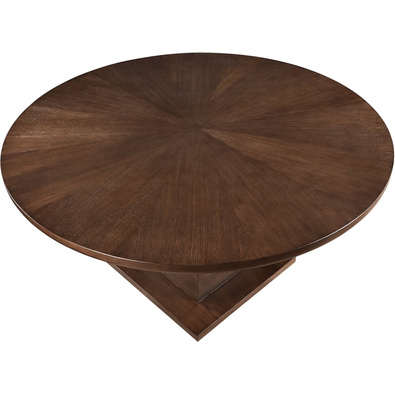 Meridian Furniture Rishal Oak Veneer Dining Table