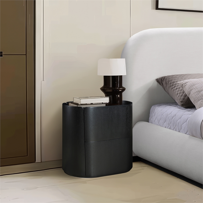 Meridian Furniture Everett Black Night Stand