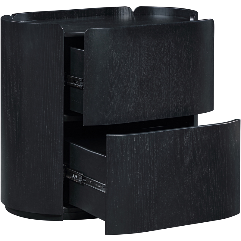 Meridian Furniture Everett Black Night Stand