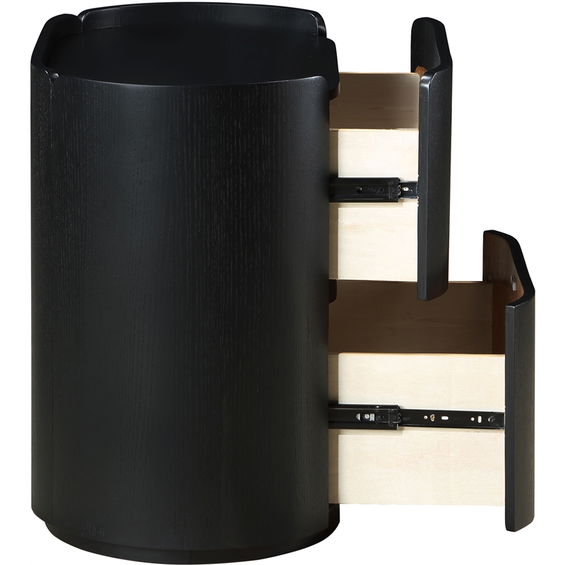 Meridian Furniture Everett Black Night Stand