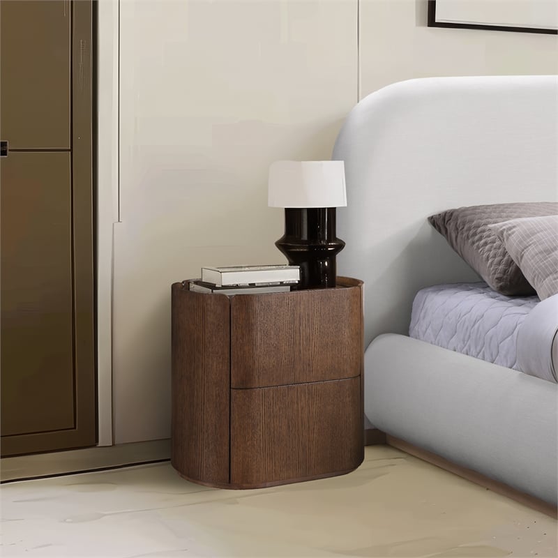 Meridian Furniture Everett Brown Night Stand