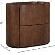 Meridian Furniture Everett Brown Night Stand