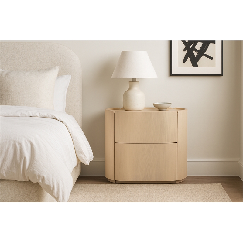 Meridian Furniture Everett Natural Night Stand