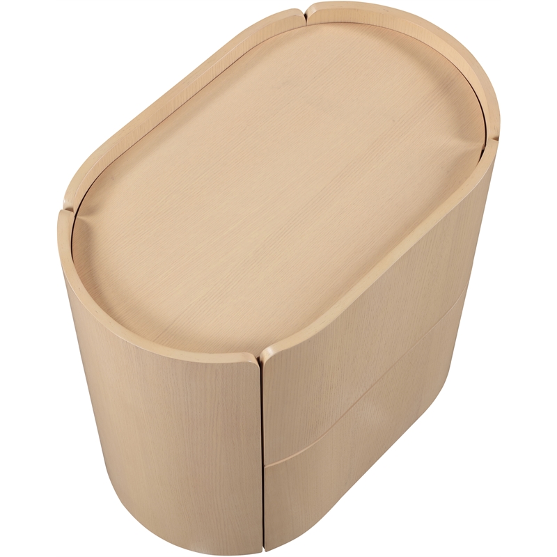 Meridian Furniture Everett Natural Night Stand