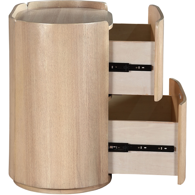 Meridian Furniture Everett Natural Night Stand