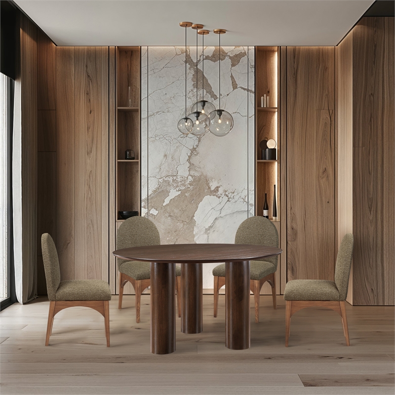 Meridian Furniture Colosseum Brown Dining Table