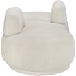 Meridian Furniture Argyle Cream Teddy Fabric Chaise/Loveseat