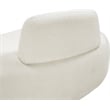Meridian Furniture Argyle Cream Teddy Fabric Chaise/Loveseat