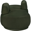 Meridian Furniture Argyle Green Teddy Fabric Chaise/Loveseat